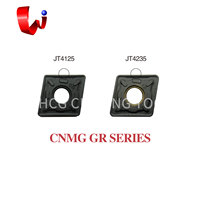 JXTC CNMG CNMG160616-GR JT4125 Roughing Negative Angle Turning Blade Carbide Inserts CNC Turning Tool Lathe Cutter Tools Cnmg
