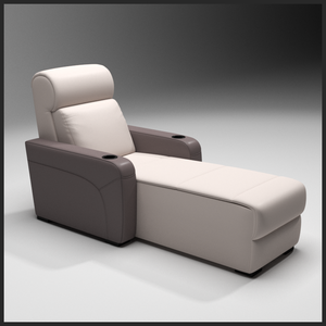 Le dossier électrique du banc de cinéma de style atmosphérique se relève pour faciliter la vision des films et le sommeil - Product Image 4