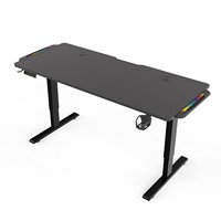 Bureau debout électrique AOR ESPORT, réglable en hauteur, avec pieds en aluminium, moderne, pour bureau commercial