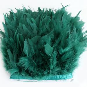 도매 43 색상 천연 터키 깃털 트림 깃털 프린지 트림 공예 웨딩 의상 장식 샹들레 - Product Image 3