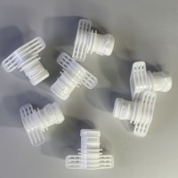 Bouchon de bec en PE monobloc de qualité alimentaire de 8mm pour produits cosmétiques Capacité de 100ml pour emballage de shampooing de lavage de corps de détergent à lessive