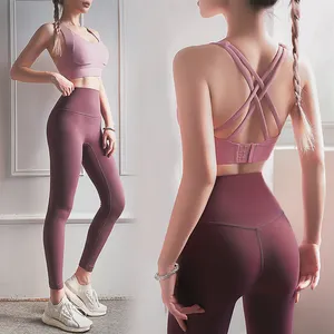 Ropa Deportiva Mujer 운동 트랙 체육관 Tenue De Sport Sujetador 데포르티보 상어 운동 운동 탑 롱 라인 스포츠 브래지어