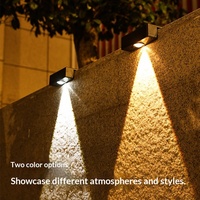 Lampe murale solaire ultra-lumineuse IP55 étanche pour extérieur, jardin, cour, patio, balustrade, décoration