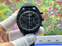 Montre mécanique automatique de luxe pour homme, chronographe avec réserve de marche, boîtier en céramique et trois petites cadrans des secondes