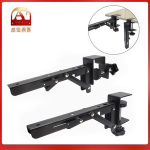No-Drill Keyboard <b>Tray</b> Adjustable Bracket Cold-Rolled Steel <b>Drawer</b> Extension Stand - Product Image 4