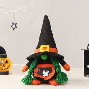Décorations d'Halloween : Figurine de Sorcière, Poupée Vieil Homme Sans Visage, Figurine Gandalf en Tissu de Soie Style Européen - Product Image 2