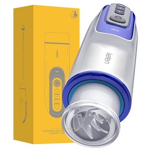 Leten entièrement automatique moule inversé mâle masturbateur Thunder Storm télescopique tasse 12/boîte dieu avion fournitures sexuelles vibrateur pour hommes - Product Image 1