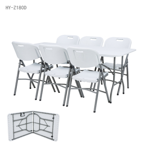 <span class=keywords><strong>Table</strong></span> <span class=keywords><strong>de</strong></span> <span class=keywords><strong>camping</strong></span> <span class=keywords><strong>pliante</strong></span> rectangulaire en plastique blanc bon marché <span class=keywords><strong>de</strong></span> 6 pieds (180 cm, 1,8 m) pour événements en plein air - Product Image 5