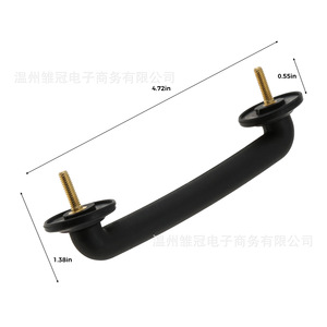 ฝาครอบเครื่องยนต์รถยนต์ ด้ามจับโลหะสีดำ ขนาด 4.72 นิ้ว สำหรับอะไหล่ทดแทนรถจี๊ปแรงเลอร์ - Product Image 1