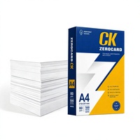 Papier copie blanc A4 Zerocard CK, direct usine, 70g/m², 75g/m², 80g/m², 100% pâte de bois vierge, papier de bureau pour impression, vente en gros