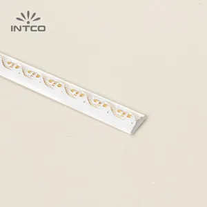 INTCO 클래식 유럽 스타일 쉬운 설치 플라스틱 방수 벽 패널 장식 처마 장식 의자 레일 몰딩