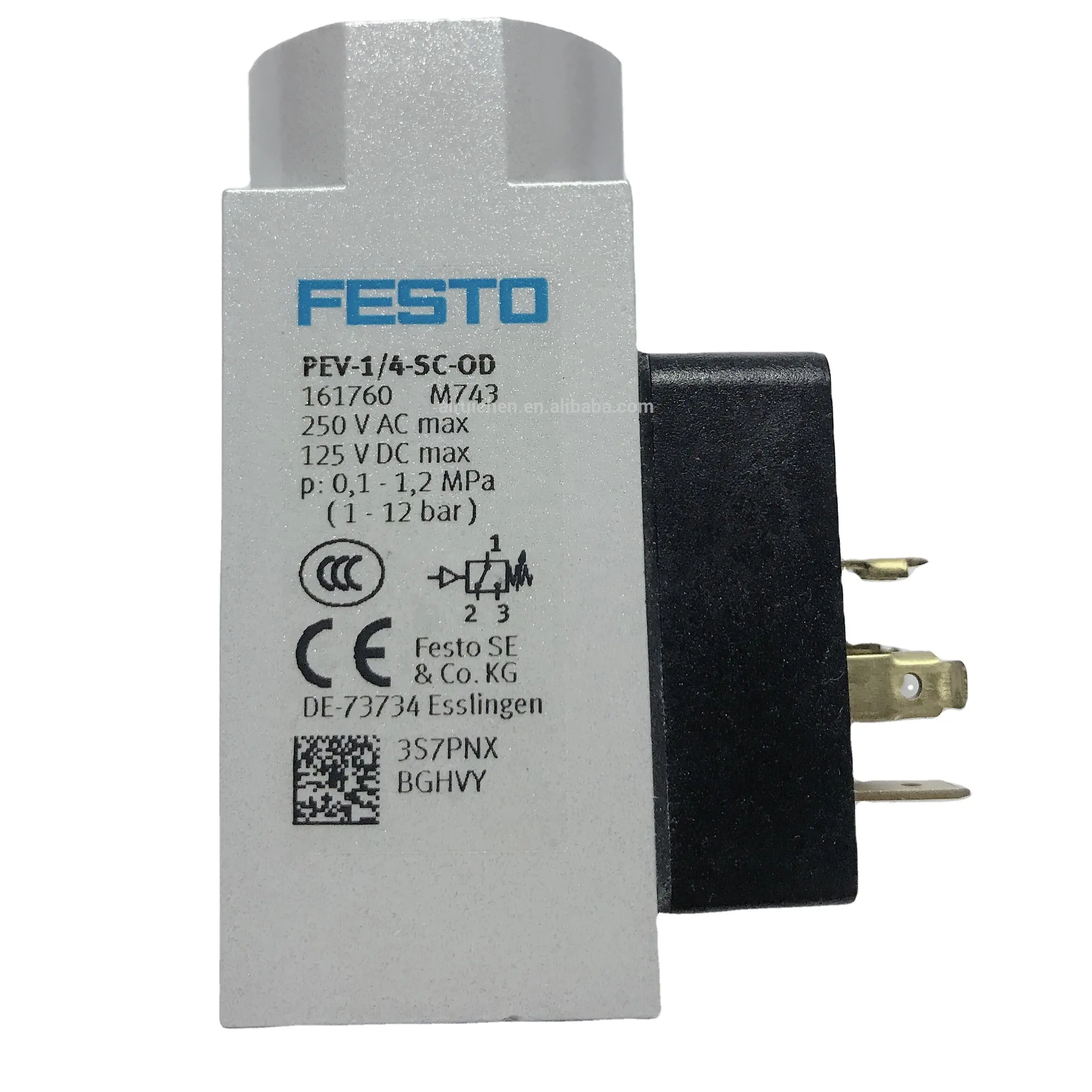 새로운 본래 FESTOnew 압축 공기를 넣은 성분 161760 PEV-1/4-SC-OD 압력 스위치