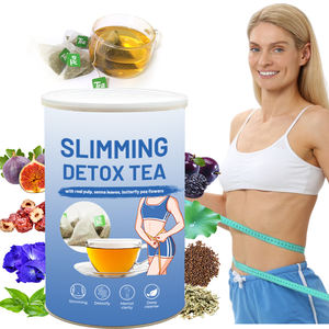 Suplemento de hierbas OEM Té de limpieza y desintoxicación Pérdida de peso Hoja de loto Té adelgazante Té de mezcla de hierbas y frutas puras naturales - Product Image 1