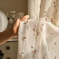 Rideaux Jacquard Modernes en Fil Arc-en-ciel pour Fenêtre, Voilages Légers et Respirants, Écologiques pour la Maison (Vente en Gros)