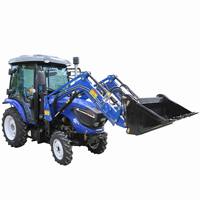 China Weifang CP Traktorenhersteller Brandneuer Mini-Kompakt-Rasenmäher-Traktor mit Frontlader und Heckbagger