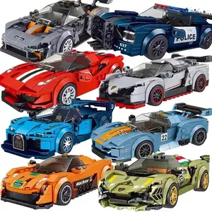 Mould King 27001-27016 Technic Mini Famous Super Racing Model Static Plastic Brick Sets Toys Kids DIY Building Blocks Car