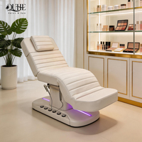 Fauteuil de soin électrique rose QUHE pour spa, lit de beauté, camilla électrique de luxe pour salon de cosmétologie