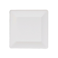 100% Suagrcane bagasse compostable plaque carrée jetable pour la nourriture