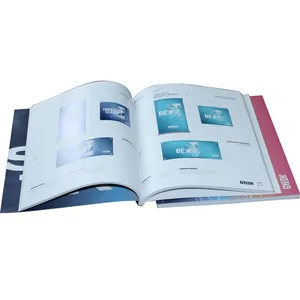 كتيب إعلاني مخصص طباعة معلومات الشركة قائمة المنتجات طباعة كتالوج الطباعة