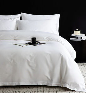 Set di biancheria da letto con ricamo Queen lenzuolo in cotone spazzolato Set di lenzuola in poliestere copripiumino Set di biancheria da letto in raso - Product Image 5