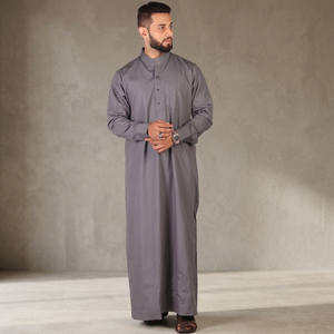 Túnica de Oración Musulmana para Hombre, Muy Elegante, Color y Logotipo Personalizables, Material de Poliéster - Product Image 3