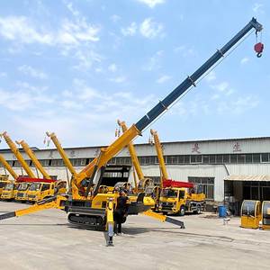 8ton מיני עכביש מנוף מרחוק זחילה סוג הטלסקופ הידראולי טלסקופי בום הרמת העכביש נייד קומפקטי - Product Image 1