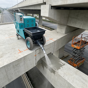 Machine à projeter le mortier pour le plâtrage du ciment et les travaux d'étanchéité des piscines - Product Image 5