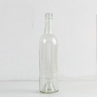 Bouteilles de vin rouge vides en verre transparent de 750 ml (75 cl) avec bouchon à vis, pour vin, liqueur et boissons, vente en gros
