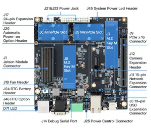 Jetson agx orin agx xavier Placa de desenvolvimento AI módulo agx xavier Placa transportadora PCIE industrial Plink Y-C8