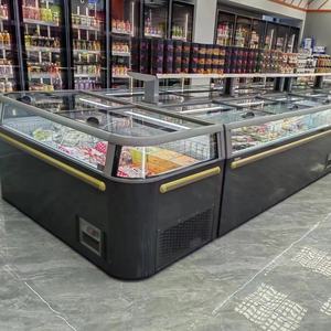 Congelatore a Pozzetto con Porta Scorrevole in Vetro Trasparente per Negozi, Attrezzatura di Refrigerazione Commerciale - Product Image 5