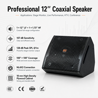 OEM/ODM Haut-parleur coaxial de 12 pouces, haut-parleur professionnel sur pied, 400W-1600W pour événements/performances en direct