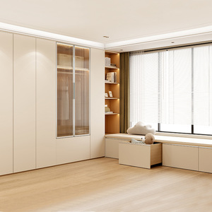 Armario Moderno de Madera Personalizado, Duradero, Independiente, con Diseño Ecológico <span class=keywords><strong>para</strong></span> Colgar Ropa, Ideal <span class=keywords><strong>para</strong></span> Dormitorios, Apartamentos y Hoteles, Ahorra Espacio - Product Image 2