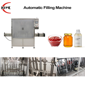 HZPK 8 Nozzles <b>200ml</b> 300ml 1000ml Volume Laundry Hair Conditioner Shampoo Oil Liquid Paste Cosmetic Water Packing Machine - Product Image 2