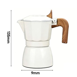 Aluminum Alloy Moka Pot Espresso Maker Classic Italian Stovetop Coffeemaker for Home Kitchen Outdoor Use - Product Image 5