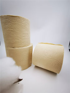 Papier toilette en pâte de bambou 1 pli personnalisé de haute qualité Papier toilette écologique et de qualité supérieure - Product Image 3