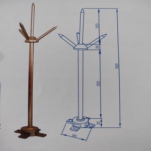 <strong>lightning</strong> Rod Factory <strong>Lightning</strong> Protection <strong>ESE</strong> <strong>lightning</strong> <strong>Arrester</strong> 80-95M Protect Radius with Chpeap Price - Product Image 2