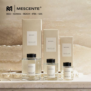 <span class=keywords><strong>Diffusore</strong></span> di <span class=keywords><strong>Aromi</strong></span> a Bastoncini per Aromaterapia con Profumo Liquido Naturale, Vasetti in Vetro da 120 ml, Confezione Decorativa con Logo Personalizzato Mescente - Product Image 3