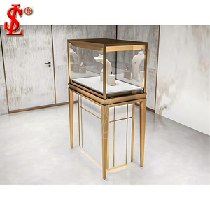 Vitrine de présentation de bijoux en verre de luxe sur mesure, vente, vitrine de magasin de bijoux, comptoir de bijouterie, vitrine de présentation de bijoux - Product Image 2