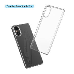 Funda de teléfono transparente TPU suave ultrafina de silicona transparente a prueba de golpes para Sony Xperia 5 1 10 V IV III <span class=keywords><strong>II</strong></span> contraportada - Product Image 5