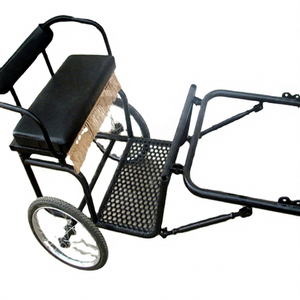 Chariot Sulky en Acier Zhenda pour 2 Personnes, Modèle Mini-Charrette à Chevaux, Idéal pour Mariages et Visites Touristiques – Vente Flash, Haute Qualité - Product Image 1
