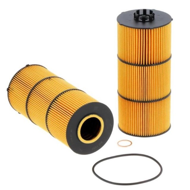 High Quality Lube Oil Filter for Truck Diesel Engines Parts A4731800009 P7505 LF17511 E510H07D129 SO7238 OX832D HU12001Z LF673