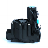 Vanne solénoïde d'irrigation à 2 voies en plastique pour jardin, 3/8 pouce-1 pouce, AC220V DC12V DC24V, à verrouillage, pour la régulation du débit d'eau