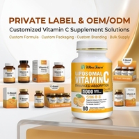 Comprimés à croquer de vitamine C liposomale - Saveur orange pour un soutien antioxydant et immunitaire