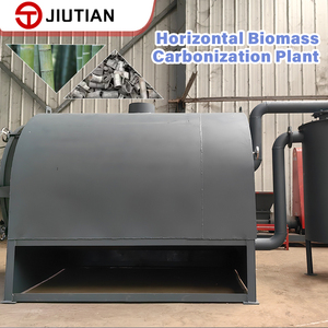 Horno <span class=keywords><strong>de</strong></span> Carbonización <span class=keywords><strong>de</strong></span> Biomasa Horizontal <span class=keywords><strong>de</strong></span> Alta Capacidad con Motor <span class=keywords><strong>de</strong></span> Acero Inoxidable para Producción <span class=keywords><strong>de</strong></span> Carbón - Product Image 3