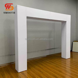 SMS New Design Aluminum Alloy <b>Frame</b> Brown White Fabric Cover Party Decoration Aluminum Alloy <b>Frame</b> for Various Scenarios Decor - Product Image 4