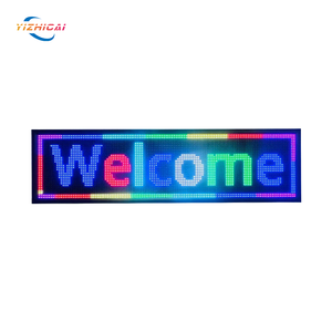 Lập trình dấu hiệu Chào mừng không thấm nước kỹ thuật số LED dải ánh sáng Wifi + USB chức năng hoạt hình đầy đủ màu sắc P10 di chuyển LED hiển thị - Product Image 6