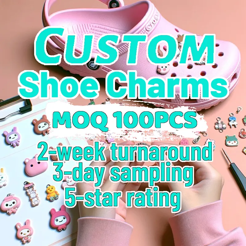 Gepersonaliseerde Schoen Charme Custom Schoen Bedels Ontwerpers Pvc Logo Cartoon Anime Custom Schoen Bedels Packs Voor Klompen