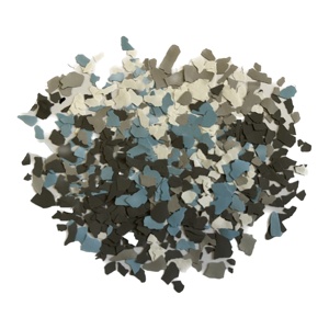 Flocons de revêtement de sol décoratifs <span class=keywords><strong>en</strong></span> vinyle coloré, acrylique, avec application par pulvérisation pour la peinture de meubles et le revêtement <span class=keywords><strong>en</strong></span> caoutchouc - Product Image 3