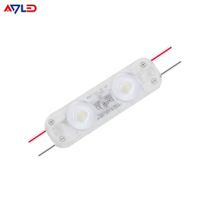 Module LED 2835 SMD 12V 2 LED avec lentille, blanc dimmable, blanc froid 7000K 10000K, 0.72W, étanche, pour enseignes injectées - Product Image 1