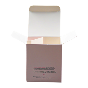 Fournisseur écologique de Shanghai carton de luxe recyclé bouteille d'huile de parfum de 50ml boîte cosmétique en papier avec tampon en feuille d'or - Product Image 4